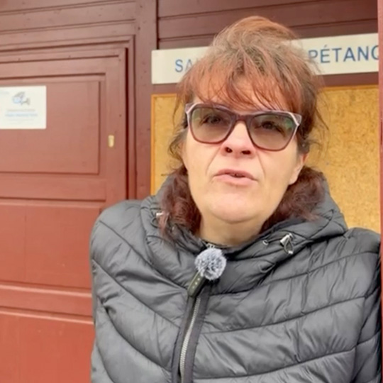 Aline Zaglewski - Delasseaux - Responsable restauration. Présidente de Saint-Quentin Pétanque