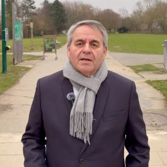 Xavier Bertrand - Président du conseil régional Hauts-de-France. Conseiller municipal sortant. Vice-Président de l'Agglo du saint-Quentinois